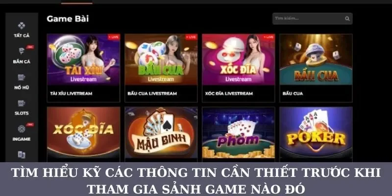 Tìm hiểu thông tin rõ ràng giúp bạn chơi tốt hơn